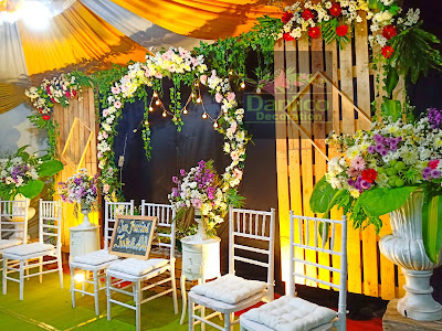 Dekorasi Pernikahan Rustic Rumah Semarang