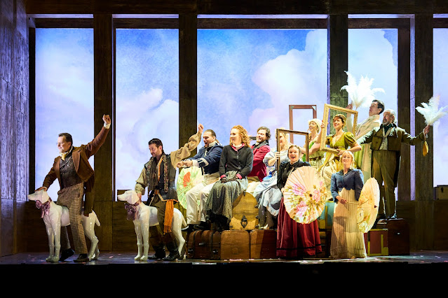 Rossini: Il viaggio a Reims - end of Act II - English Touring Opera, Spring 2023 (Photo Richard Hubert Smith)
