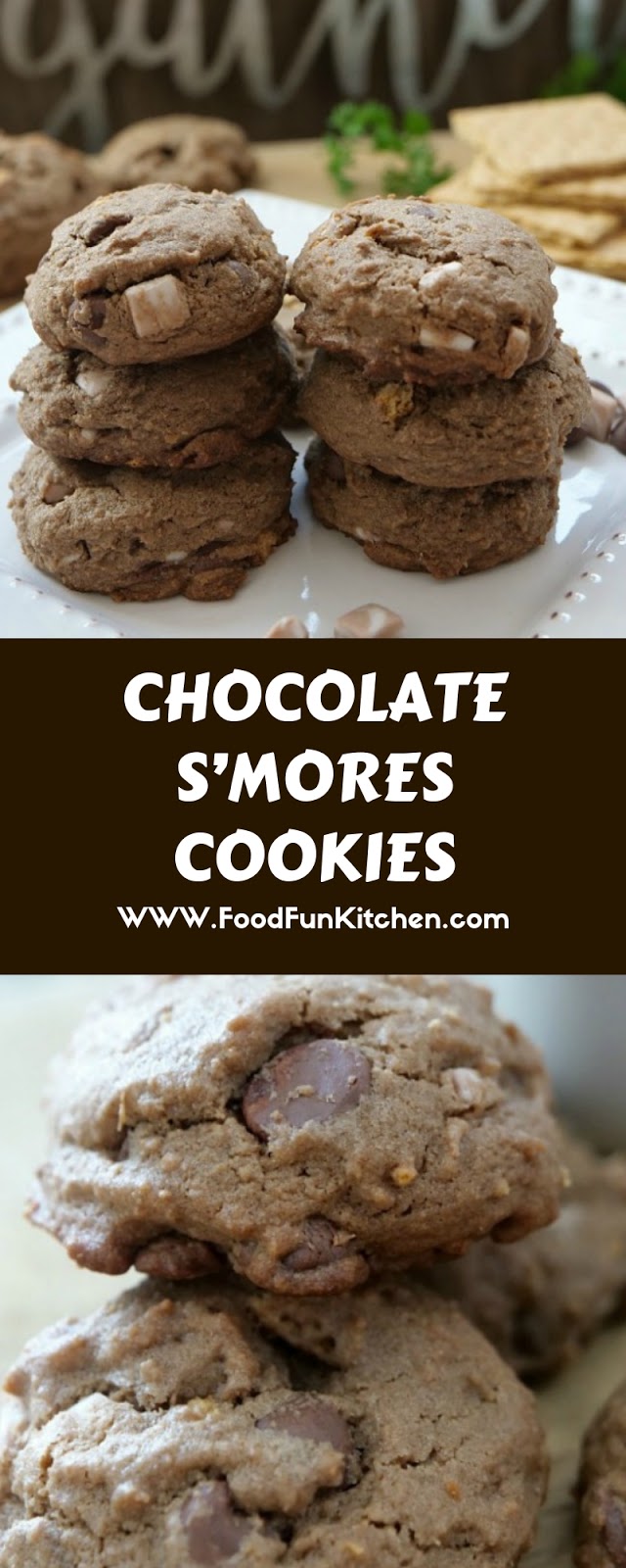 CHOCOLATE S’MORES COOKIES