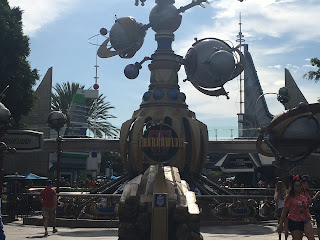 Tomorrowland Entrance From The Hub of Disneyland