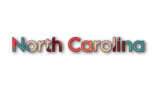 North Carolina text art