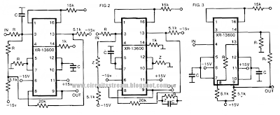 Simple Universal Active Filter Circuit Diagram