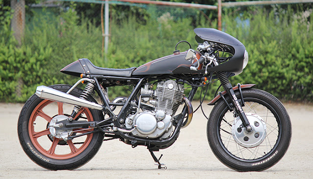 Yamaha SR400 By Motor Garage Goods Hell Kustom