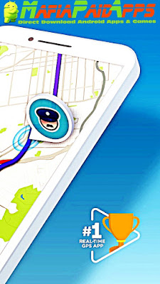 Waze - GPS, Maps, Traffic Alerts & Live Navigation Apk MafiaPaidApps