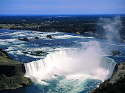 Wonderful Niagara Falls in Ontario Canada (aerial view of niagara falls ontario canada)