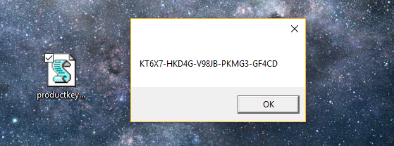 mencari product key di windows 04