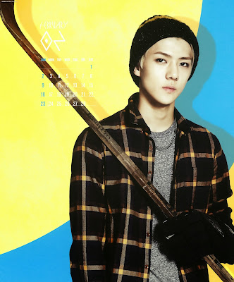 exo sehun calendar 2014