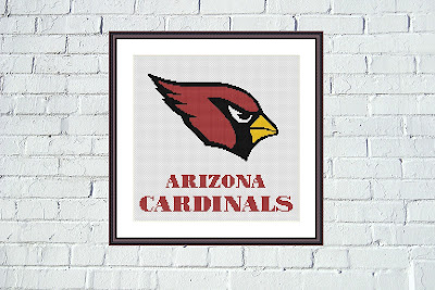Arizona Cardinals cross stitch - Tango Stitch