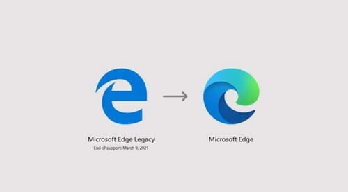 Microsoft removed the old Edge browser from the computer