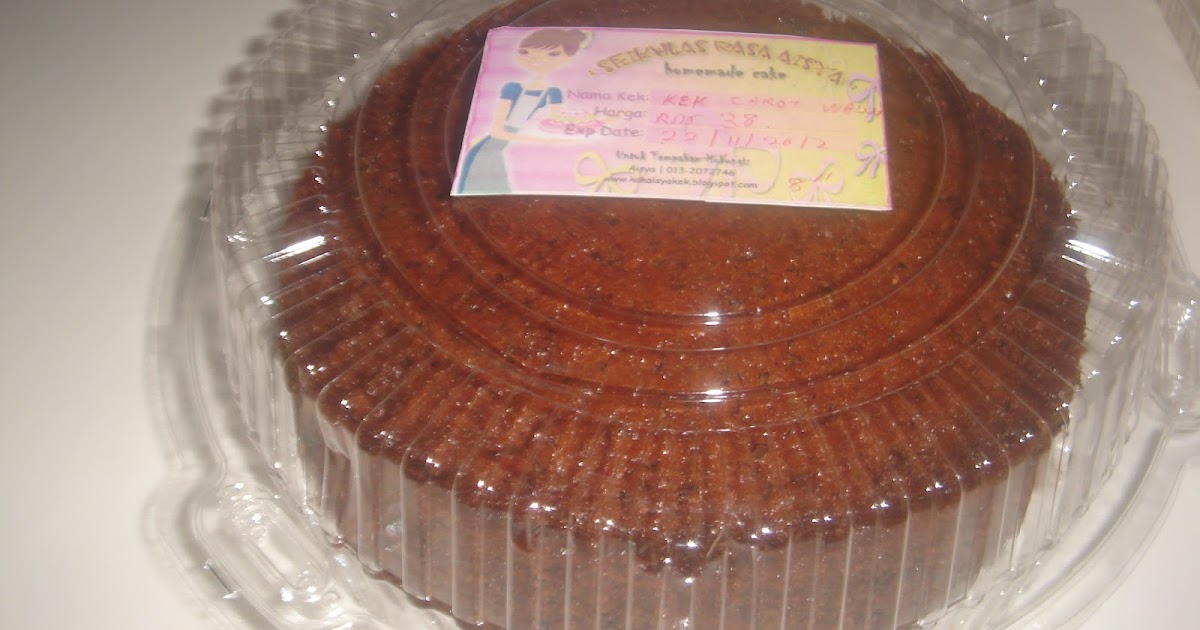 Seikhlas Rasa Aisya. Homemade Cake: KEK KAROT