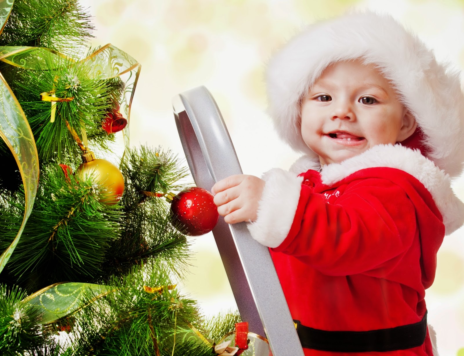 Koleksi Foto Bayi Bayi Lucu Merayakan Hari Natal Si Gambar