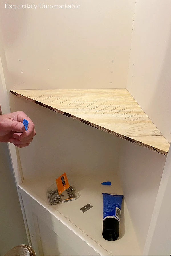 Making Shelves For A Corner Cabinet
