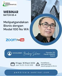 MELIPATGANDAKAN BISNIS DENGAN MODAL 100 NO WA