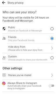 Facebook Me Story Setting Kaise Kare