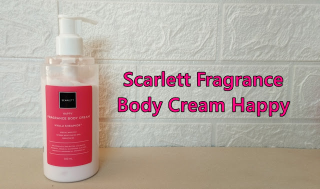 Scarlett Fragrance Body Cream Happy