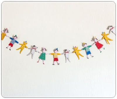 Bunting Banner Cartoon Hand in Hand SON (GZ 620)