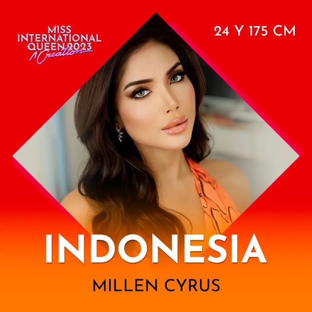 Millen Cyrus – Miss International Queen 2023 Candidates from Indonesia