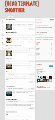 Smoother Responsive Blogger Template Design