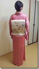 結婚式に素敵な色無地でご出席 (2)