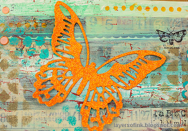 Layers of ink - Butterfly Journey Art Journal Page Tutorial by Anna-Karin Evaldsson.