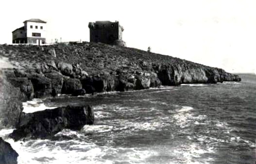 Foto antigua de la Torre del Rey.