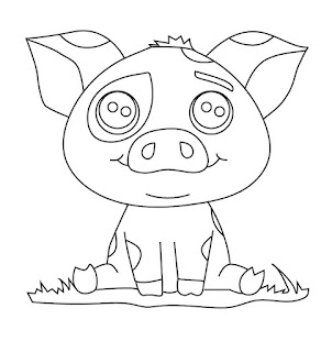 cute kawaii coloring pages cows