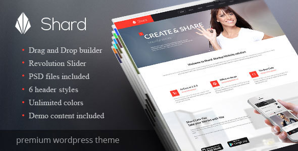 SHARD - MULTIPURPOSE BUSINESS PARALLAX WP THEME