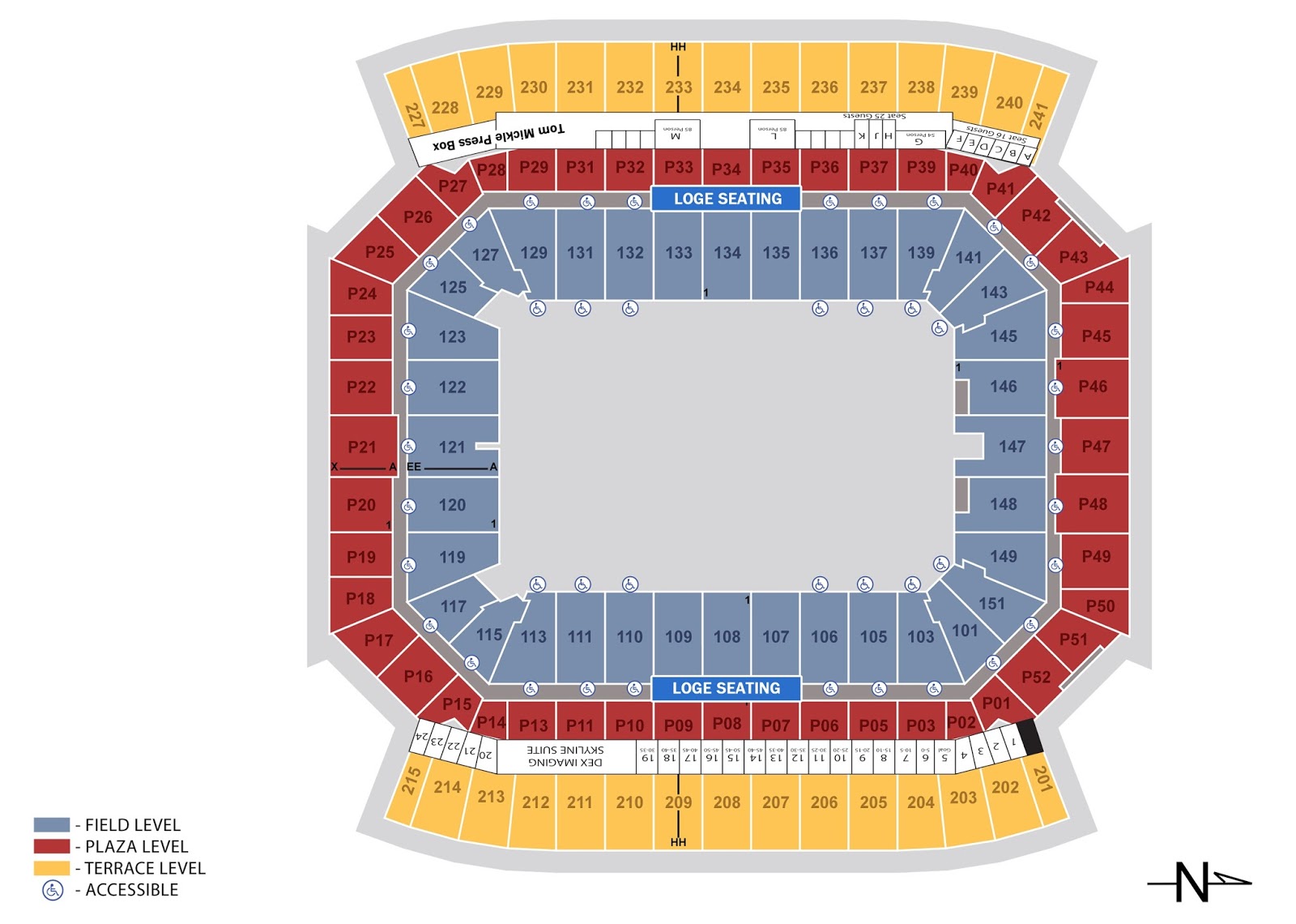 Orlando Citrus Bowl Seating Chart & Interactive Seat Map SeatGeek - citrus bowl seating chart