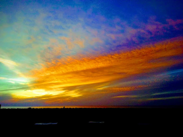 Landscape #2 Portrait of the sky above the sea of Lhokseumawe City