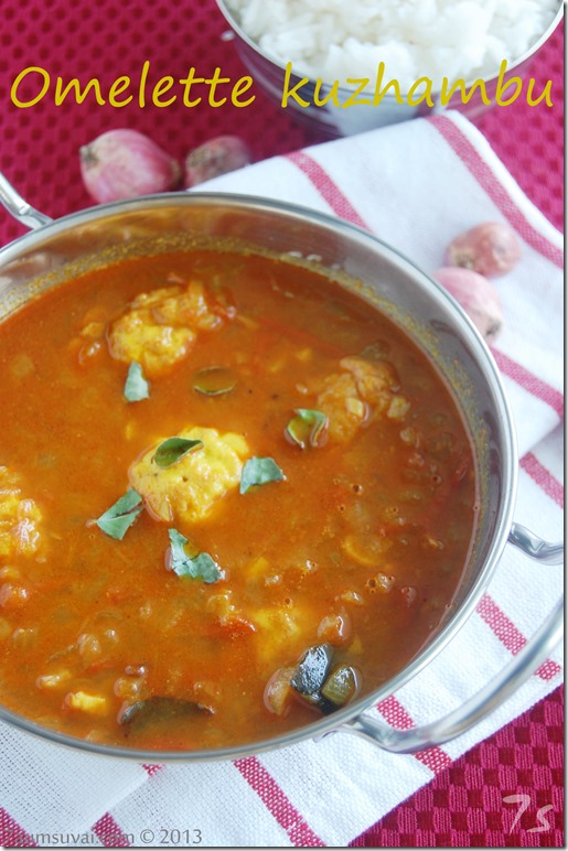 Omelette kuzhambu
