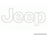 Mewarnai Gambar Logo Mobil Jeep