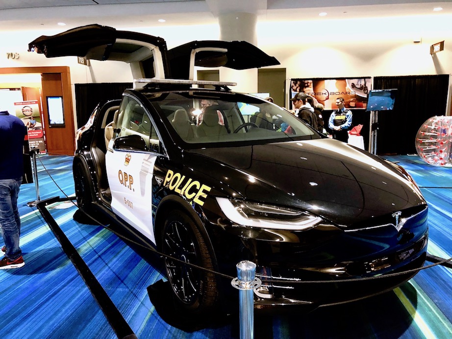 Police Tesla