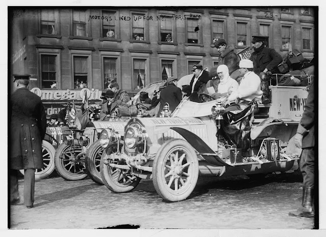 Fotografías de las primeras carreras de automóviles