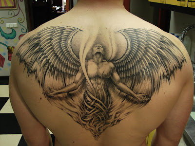 Men Tattoos 2011 wing tattoos for men