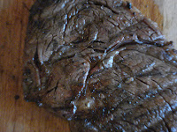 The steak