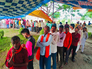 तृतीय चरण में 3 विकासखंड में चुनाव बालाघाट बिरसा लालबर्रा में हुआ मतदान