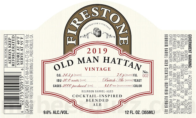 Firestone Walker Working On 2019 Old Man Hattan