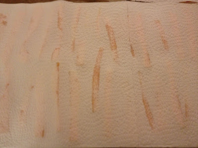 butternut squash fries between kitchen paper