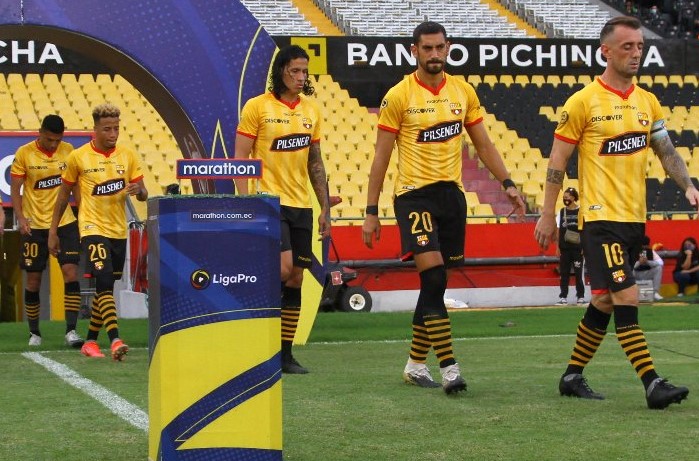 Jugadores de Barcelona SC.