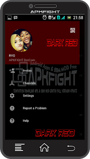 BBM Tema DarkRed v.2.13.1.14 Apk Terbaru