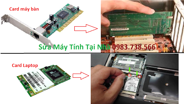 Thay card mạng wifi, pc - H09