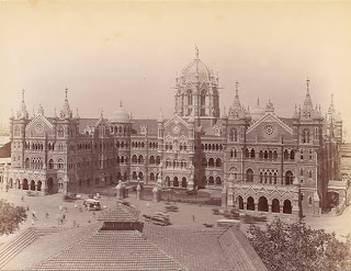 Rare pictures of Mumbai (Bombay): Victoria Terminus / Chhatrapati Shivaji Terminus