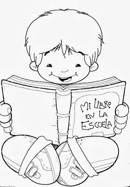 Dia do Livro Infantil desenho para colorir 