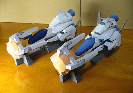 R-Type Papercraft R9A2 Delta Spacecraft