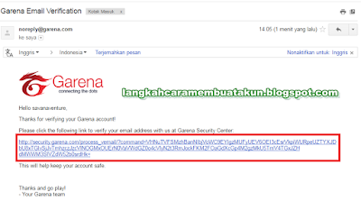 Buat Akun PB Garena Indonesia | Cara Verifikasi Email PB Garena 