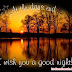 At The Days End | Good Night Wallpaper For Facebook