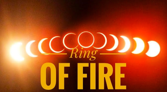 Ring of Fire Phenomenon A ring of fire phenomenon will be seen in the skies of several countries on June 10, 2021. This ring solar eclipse phenomenon known as the "ring of fire" will pass over Russia, Greenland, and northern Canada.  Weather permitting, those in Northern Asia, Europe, and the United States will see a partial eclipse. On that day, the sky will be dark due to a solar eclipse and the sun will appear like a ring of fire burning around the ring.