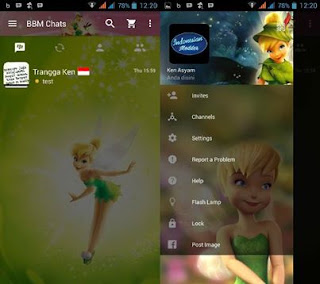 BBM Mod Tema Kartun Apk Terbaru Versi 2.11 Lengkap