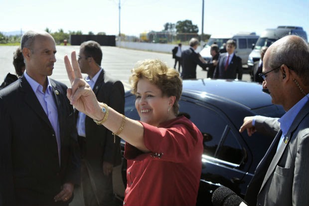 Dilma cumpre agenda em município comandado pelo PSB