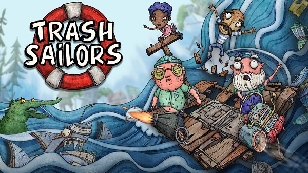 Trash Sailors Local Couch and Online Co-op Multiplayer